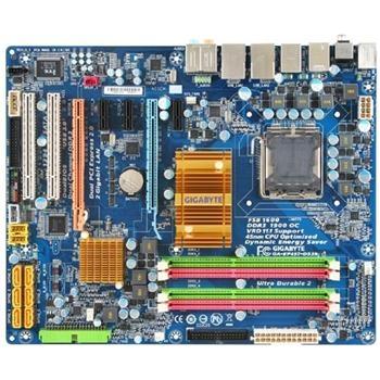 Gigabyte - GA-EP45T-DS3R - Intel P45 Chipset for LGA 775 CPU (C2D) - 4 DDR3 slots supporting dual channel DDR3 up to 1900 MHz memory - 2*PCI Express 16 - 2*PCI - 3*PCI-E - 1600FSB - Dual Gigabit LAN with Teaming - 1xIDE - 6xSATA2 - eSATA - 7.1 Channel Audio - Firewire 400 (TI Texas Instruments Chip) - 8*USB 2.0 - S/PDIF optical and coax. out - ATX