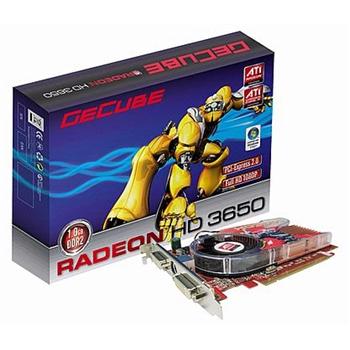 GeCube - GC-HD365P2-F3 - RADEON HD3650 (55nm), DDR2, 1.0GB, HDMI on board, DVI (Dual link, HDCP)/CRT, Single Slot Fansink Edition 