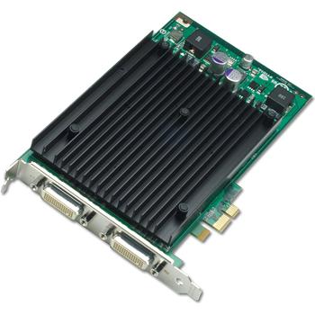 Leadtek - Quadro-NVS440x1 - Quadro PCIe   NVS440,  256MB GDDR3 , 128-bit ,  PCIe x16 ,Max Displays per Board -  2 x DMS-59 connectors (4 x DVI-I or 4 x VGA), Dual 400MHz RAMDACs