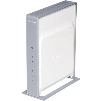 WNR834B - Netgear - RANGEMAX NEXT WIRELESS-N ROUTER - 802.11n WiFi - Surf, email, stream HD video, on-line game, make Internet phone calls�simultaneously - Built-in quality-of-service (QoS) ensures high quality streaming of HD video, gaming and VoIP - 3 preset internal antennas deliver maximum performance and range - ����� ������ ����� - ����� ������ ����� - ����� ����� ���� � 15 ����� - ���� ���� ������