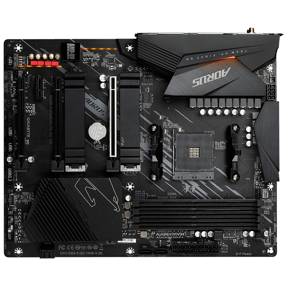 Gigabyte - B550-AORUS-ELITE-AX-V2 - התמונה להמחשה בלבד