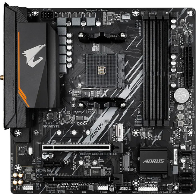 Gigabyte - B550M-AORUS-ELITE-AX - התמונה להמחשה בלבד