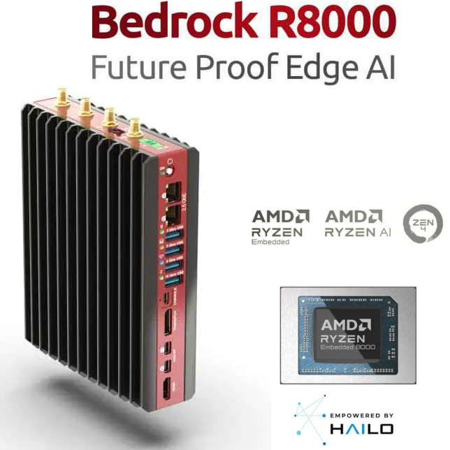 SolidRun - Bedrock-R8000-R7-32-1N - התמונה להמחשה בלבד
