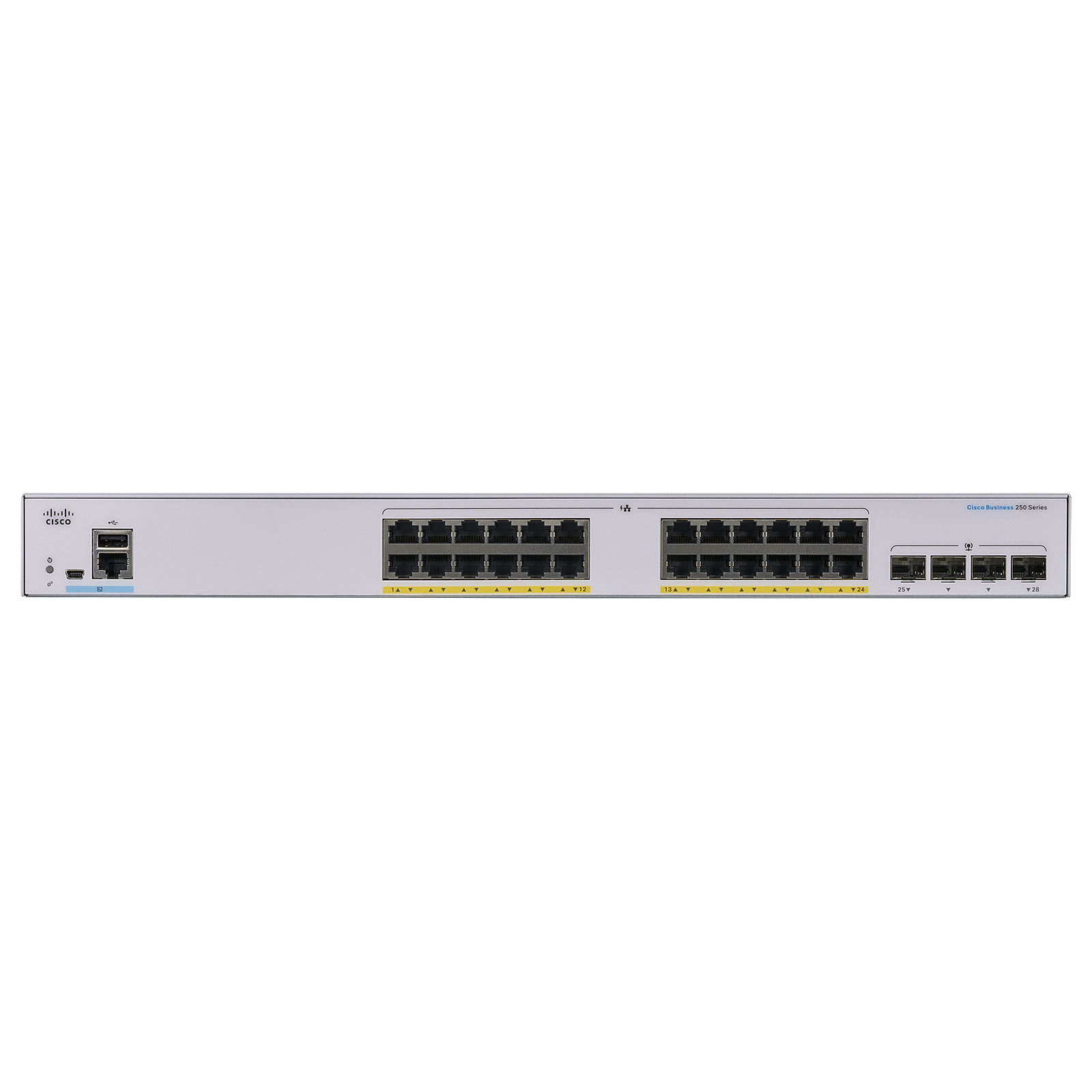 Cisco - CBS250-24P-4G-EU - התמונה להמחשה בלבד