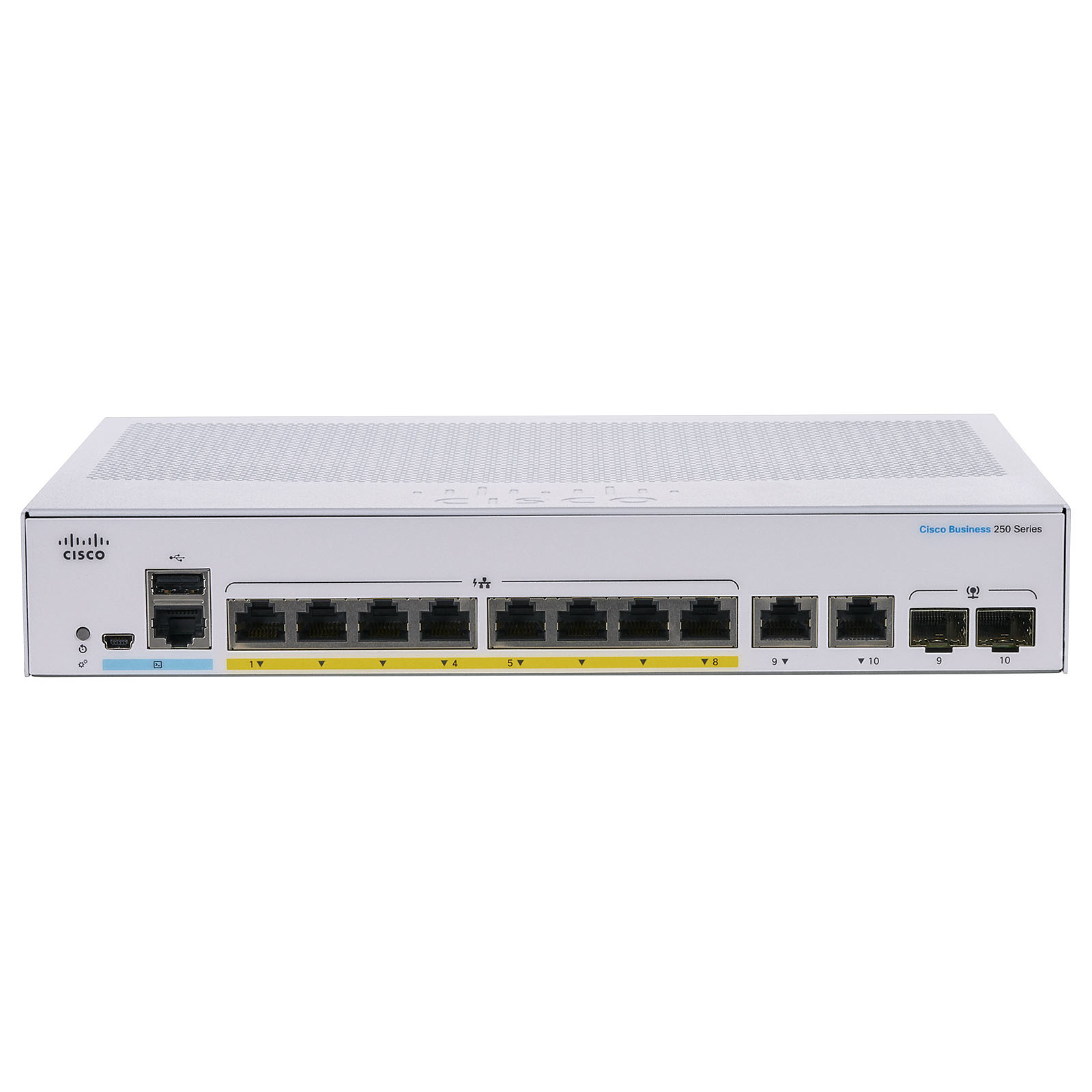 Cisco - CBS250-8FP-E-2G-EU - התמונה להמחשה בלבד