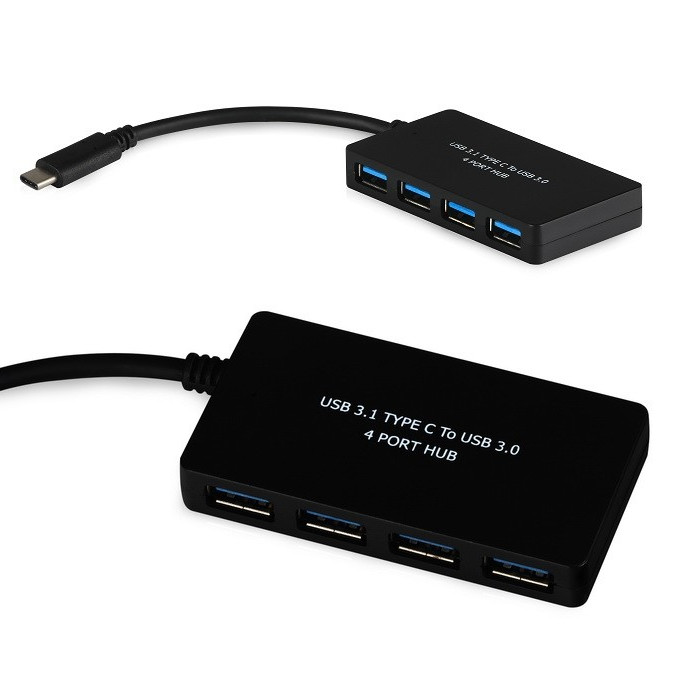 CMP - CMP-USB3HUB4C - התמונה להמחשה בלבד