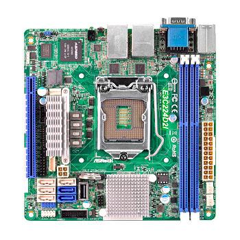 ASRock Rack - E3C224D2I - התמונה להמחשה בלבד