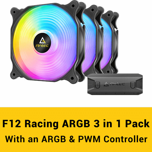Antec - F12-R-ARGB_3PK - התמונה להמחשה בלבד