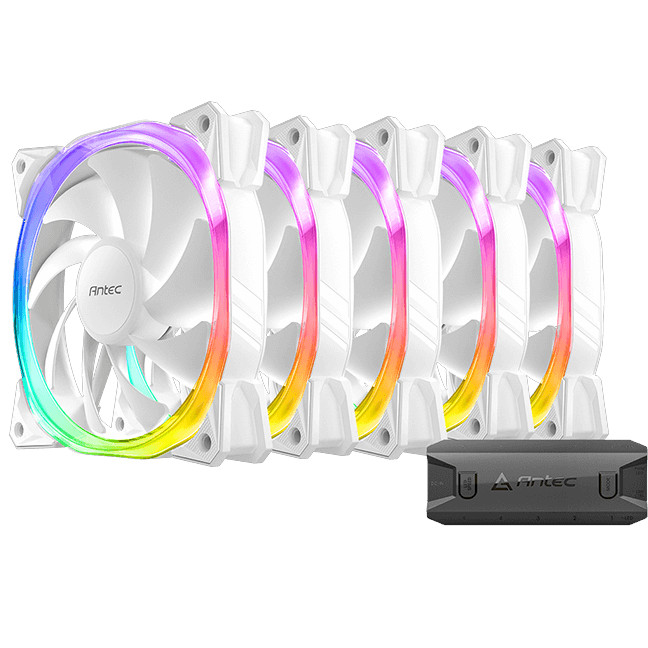 Antec - Fusion120-ARGB-5-WH - התמונה להמחשה בלבד