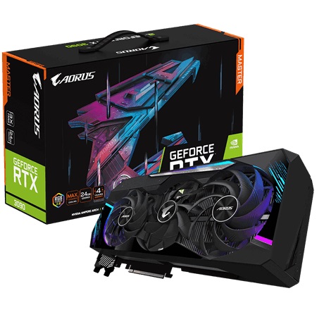 Gigabyte - GV-N3090AORUS-M-24GD-PC - התמונה להמחשה בלבד