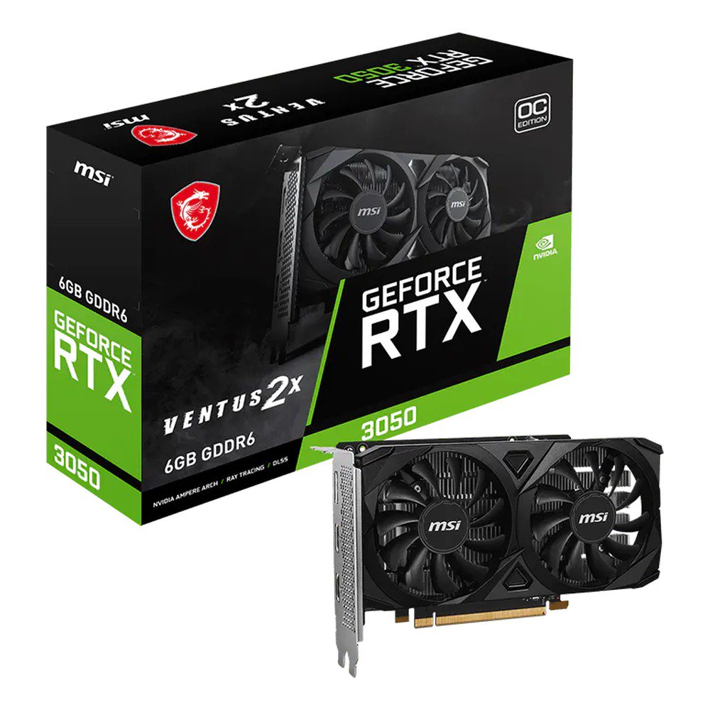 MSI - GeForce-RTX-3050-VENTUS-2X-E-6G-OC - ������ ������ ����