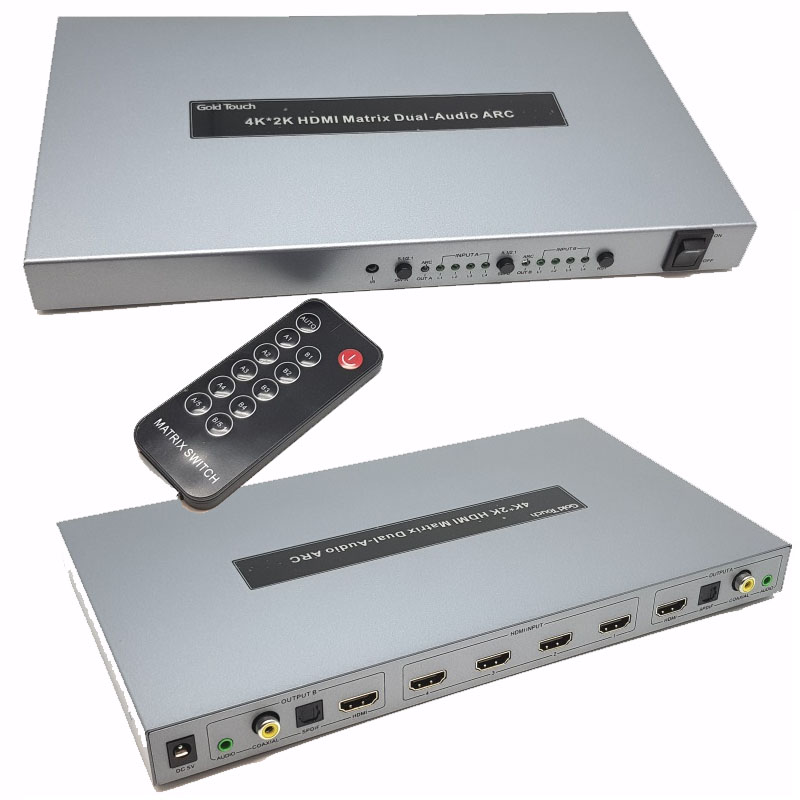 Gold Touch - HDMI-MTX-42 - התמונה להמחשה בלבד