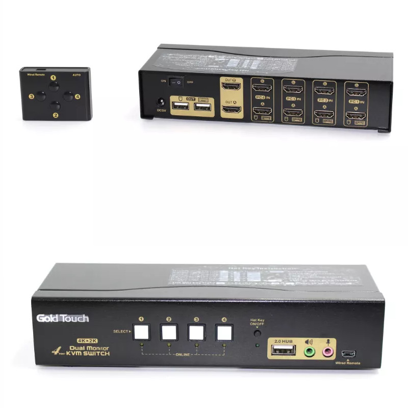 Gold Touch - KVM-HD-4-2 - התמונה להמחשה בלבד