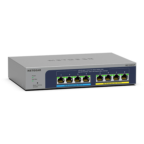 NETGEAR - MS108EUP-100EUS - התמונה להמחשה בלבד