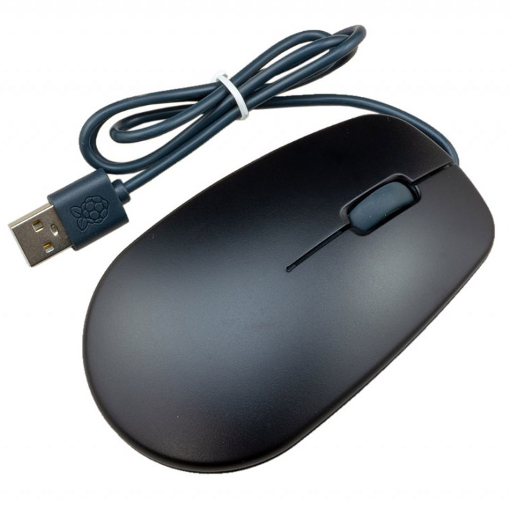 Raspberry Pi - RPI-MOUSE-BLACK-GREY - התמונה להמחשה בלבד