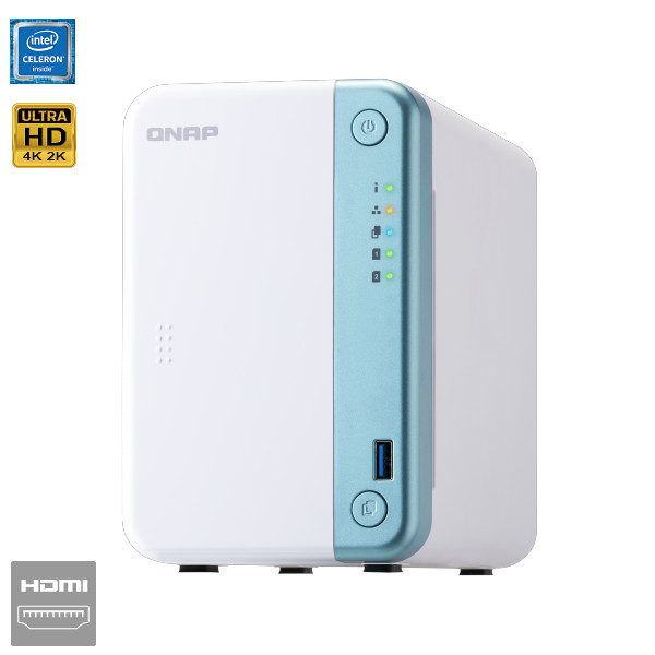 QNAP - TS-251D-4G-8TB -   