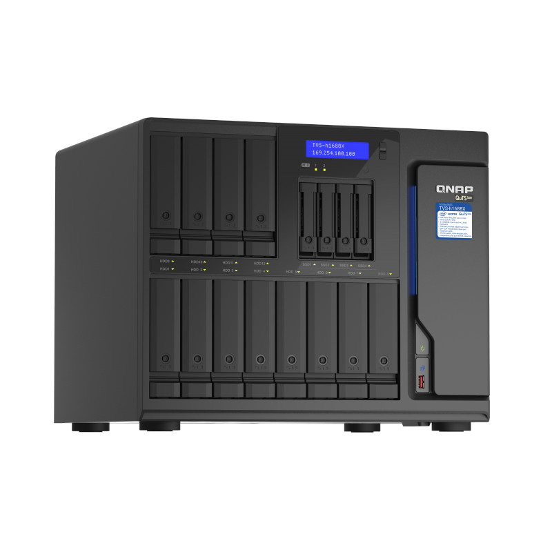 QNAP - TVS-h1688X-W1250-96G-TB3-2TB - התמונה להמחשה בלבד