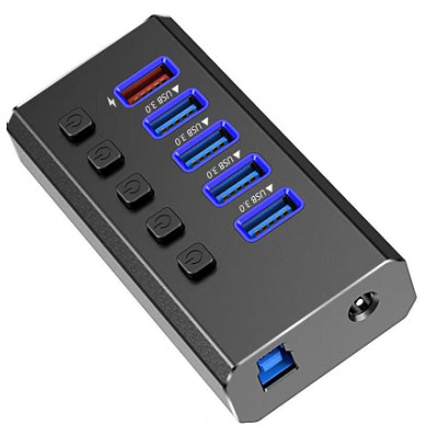 TopX - USB3HUB50-5 - התמונה להמחשה בלבד