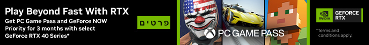 C Game Pass & GFN Priority with GeForce RTX - Israel